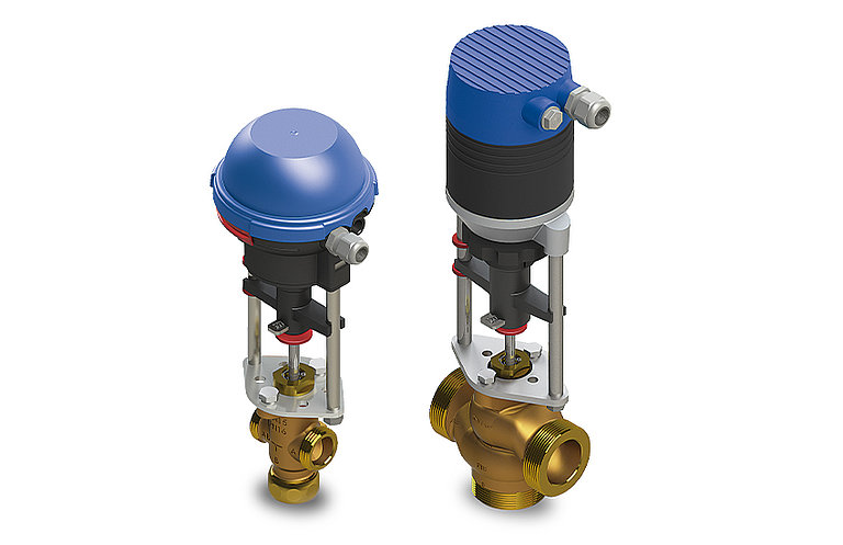 Control Valves in Bronze with threaded connection

